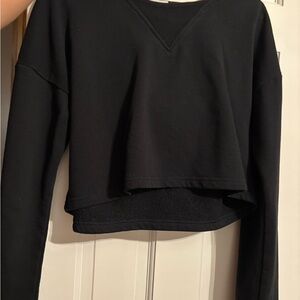 Gymshark Black V-Neck Sweatshirt